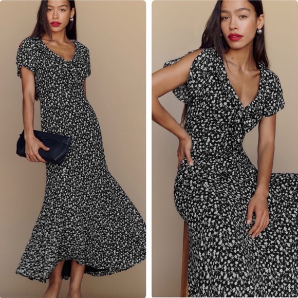 Reformation Dresses & Skirts - Reformation Black and White Maxi Dress